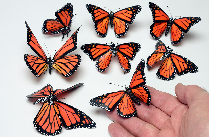 Monarch butterfly props